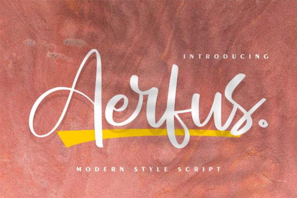 Aerfus: A Script Font for Real Projects