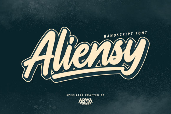 Aliensy: A Bold Handwritten Font for Stylish Design