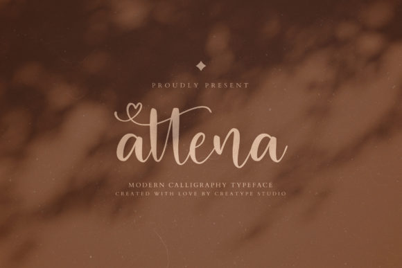 Attena: A Stylish Script Font for Web Design