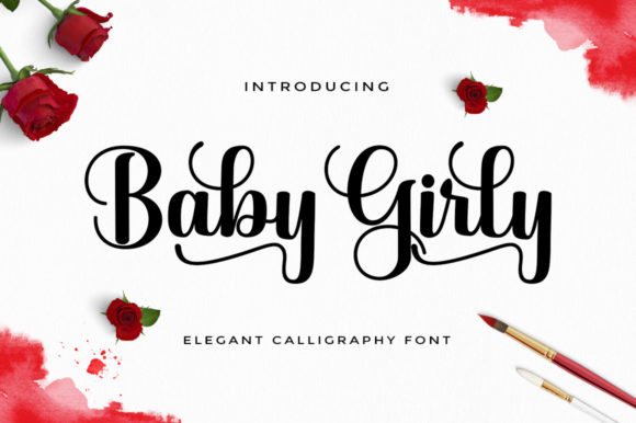 Baby Girly Font for Web Design