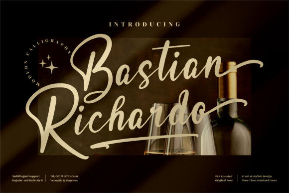 Bastian Richardo Font for Web Design