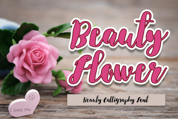 Beauty Flower Font for Creative Projects
