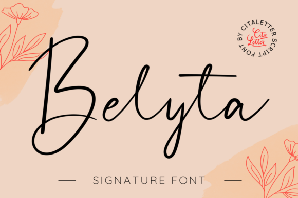 Belyta: A Script Font for Creative Web Design