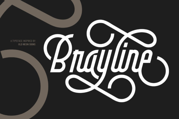Brayline: A Vintage Handwritten Font