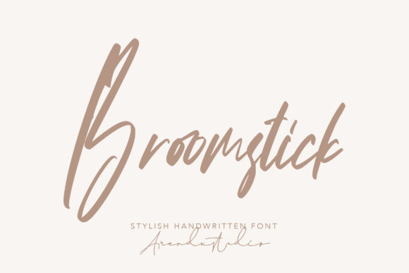 Broomstick: A Handwritten Font for Creative Projects