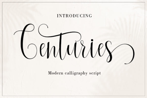 Centuries Font for Creative Makers