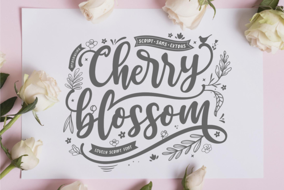 Cherry Blossom Font for Stunning Campaigns