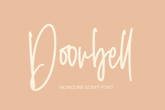 Doorbell Font: Sweet & Friendly
