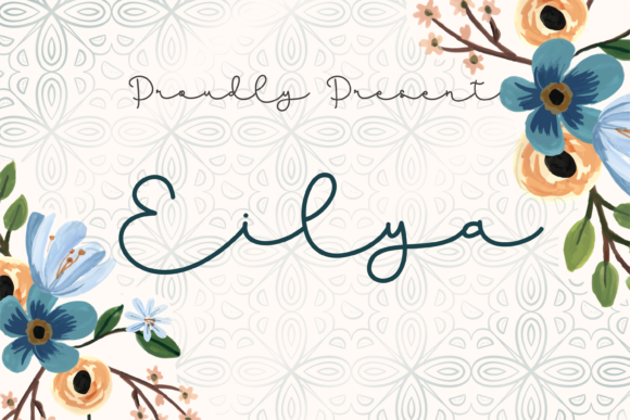 Eilya: A Refined Script Font