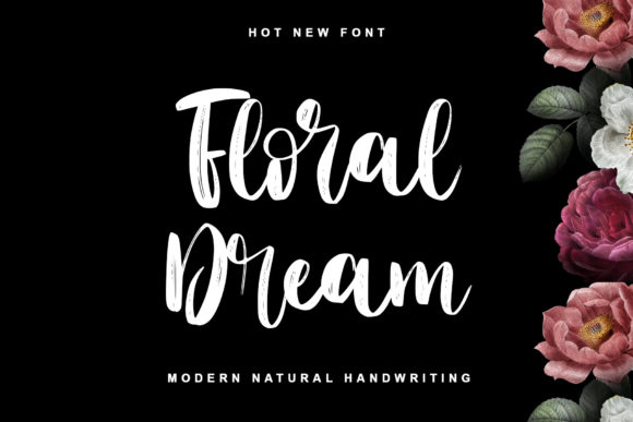 Floral Dream Font: Elegant Style for Business