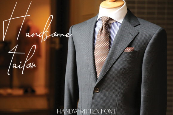 Handsome Tailor: A Font for Business Style