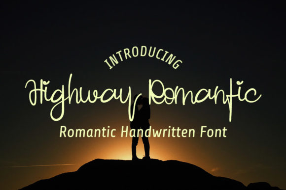 Highway Romantic Font for Creative Projects