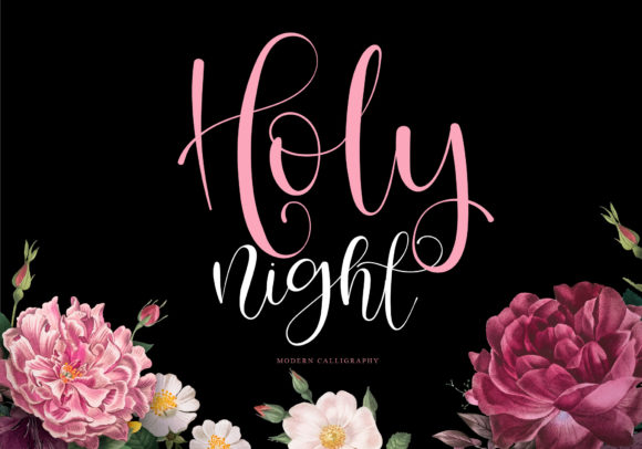 Holy Night: A Script Font for Elegant Design