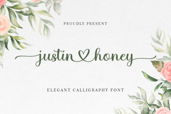 Justine Honey Font for Elegant Design