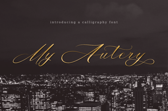 My Autery: A Romantic Font for Business