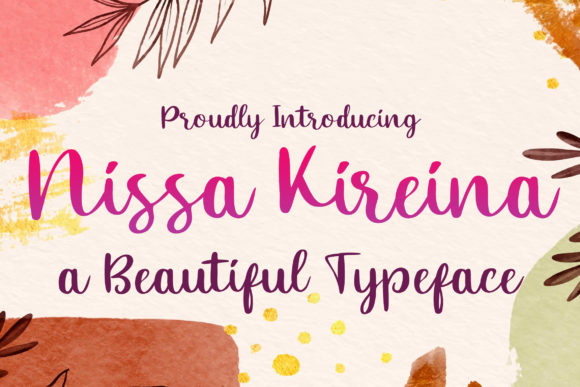 Nissa Kireina: A Script Font for Web Design
