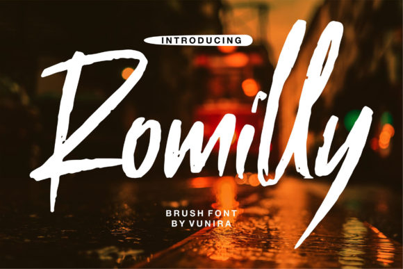 Romilly: A Handwritten Font for Creative Projects
