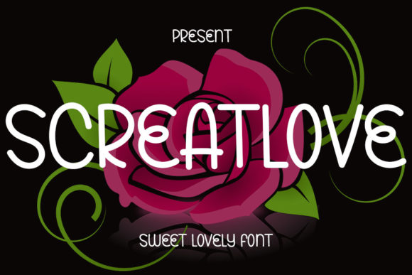 Screatlove: A Handwritten Font for Web Design