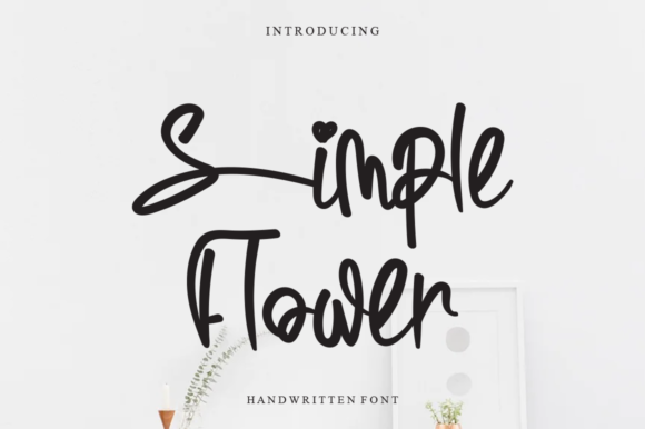 Simple Flower: A Whimsical Font for Business
