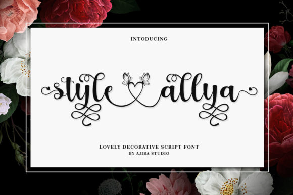 Style Allya: A Romantic Font for Elegant Design