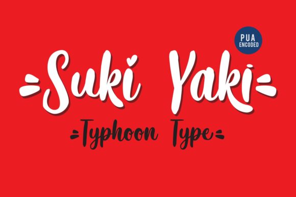 Suki Yaki Font Review