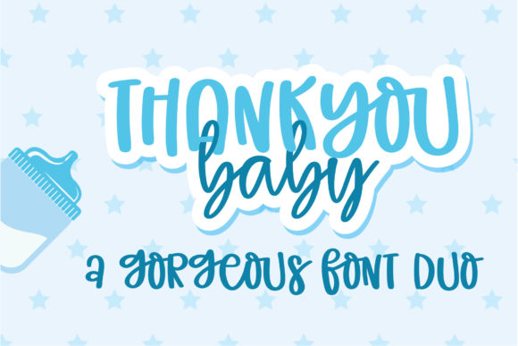 Thank You Baby Font for Web Design