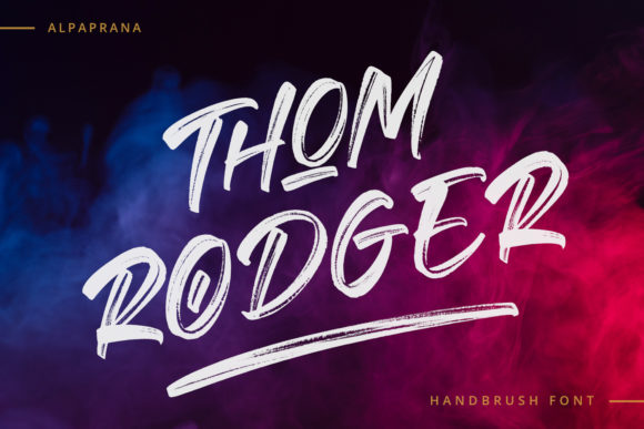 Thom Rodger Font for Creative Projects