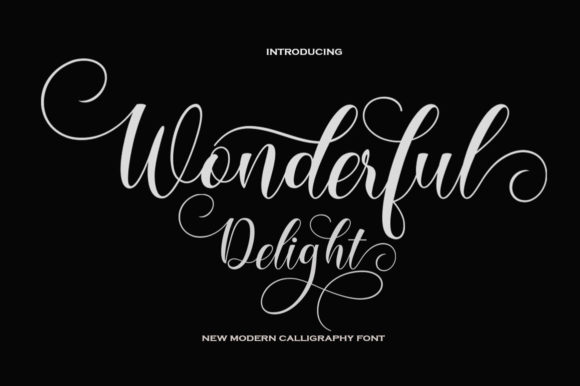 Wonderful Delight Font for Web Design