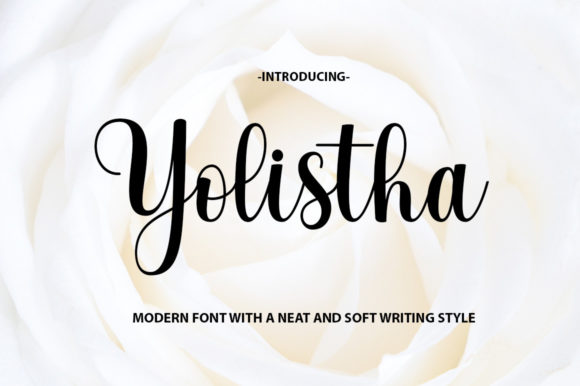 Yolistha: A Luxurious Script Font for Web Design
